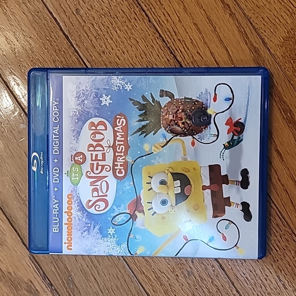 SpongeBob Christmas movie DVD & Blu-ray, EUC - Picture 1 of 4